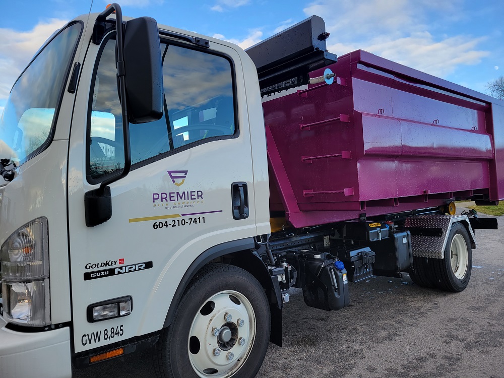 Bin Rental Truck