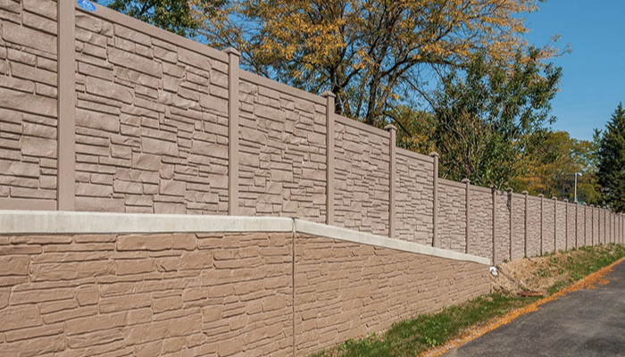 Stone or Brick Privacy Fences